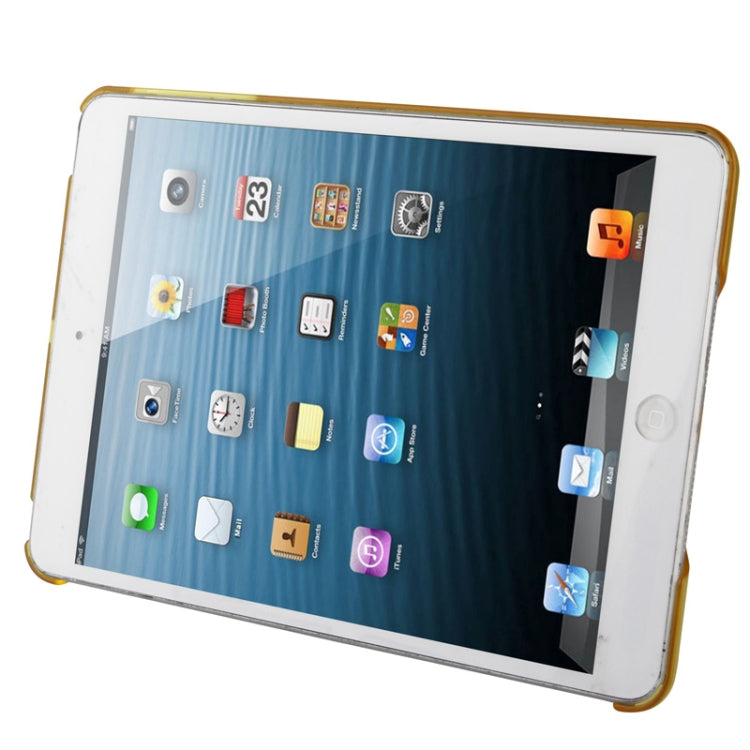 270 Degree Rotation Scrub Translucent Plastic Case with Adjustable Holder for iPad mini 1 / 2 / 3
