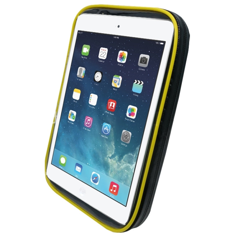 Outdoor Sports Cycling Riding Bicycle Bag for iPad mini, Screen Size: approx. 20.5cm x 13.5cm(Yellow)