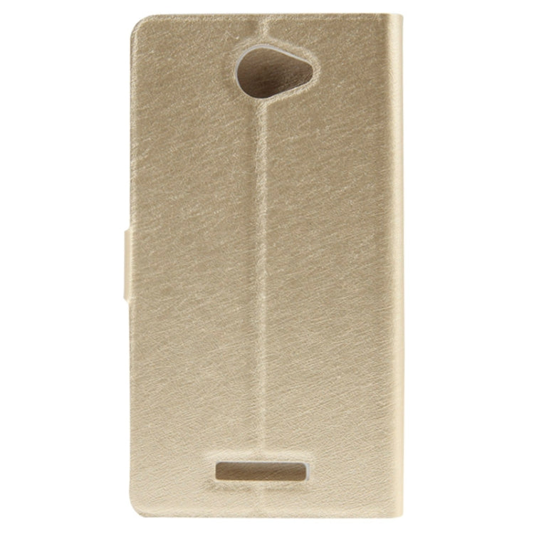 Hairline Texture Flip Leather Case with Credit Card Slots & Holder for Coolpad 5951