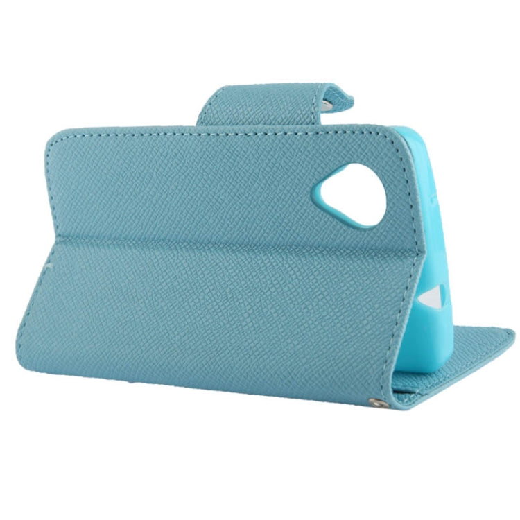 Cross Texture Leather Case with Credit Card Slot & Holder for Google Nexus 5 / D820 / D821