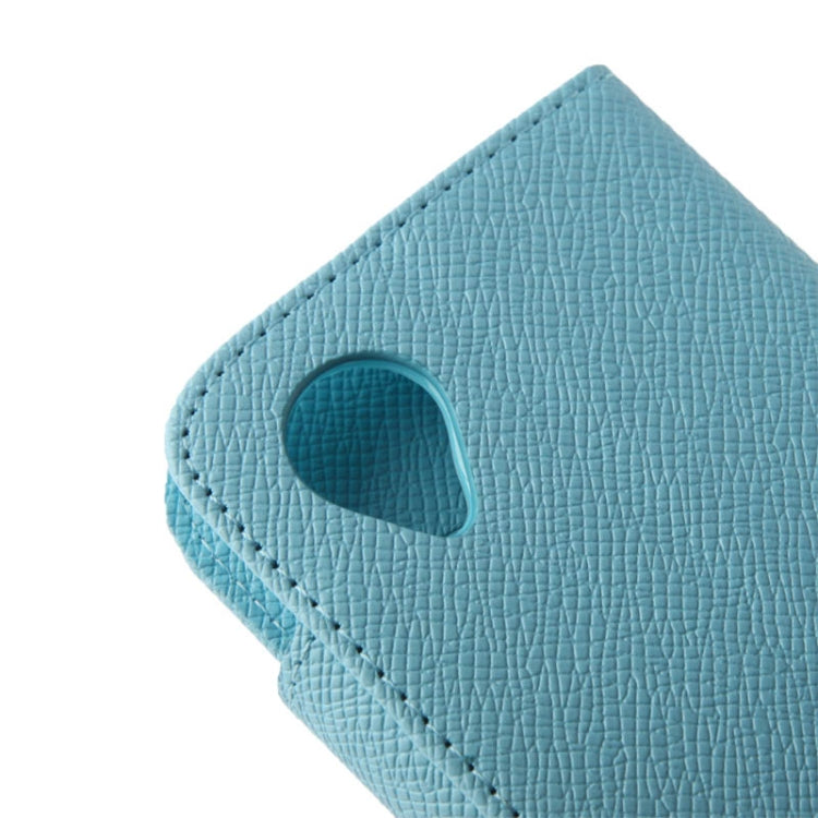 Cross Texture Leather Case with Credit Card Slot & Holder for Google Nexus 5 / D820 / D821