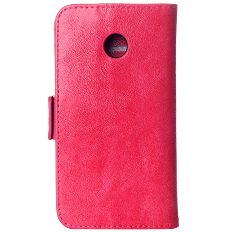 Crazy Horse Texture Horizontal Flip Leather Case with Card Slots & Holder for Motorola Moto E / XT1021