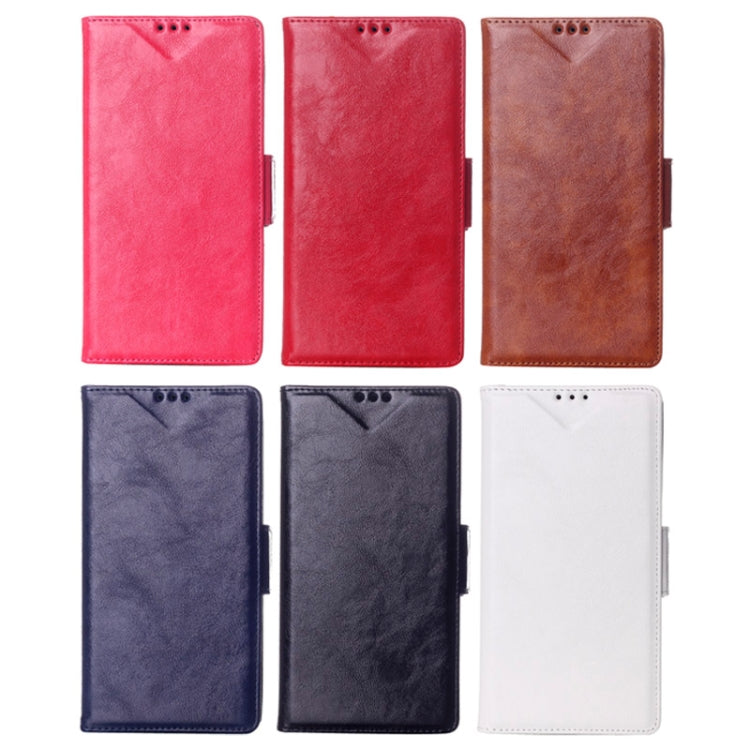 Crazy Horse Texture Horizontal Flip Leather Case with Card Slots & Holder for Sony Xperia T3 / M50W(Magenta)