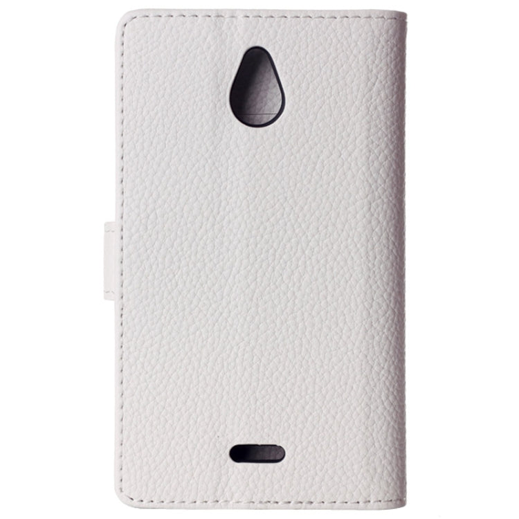 Litchi Texture Magnetic Button Horizontal Flip Leather Case with Card Slots & Holder for Nokia X2