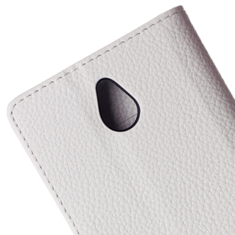 Litchi Texture Magnetic Button Horizontal Flip Leather Case with Card Slots & Holder for Nokia X2