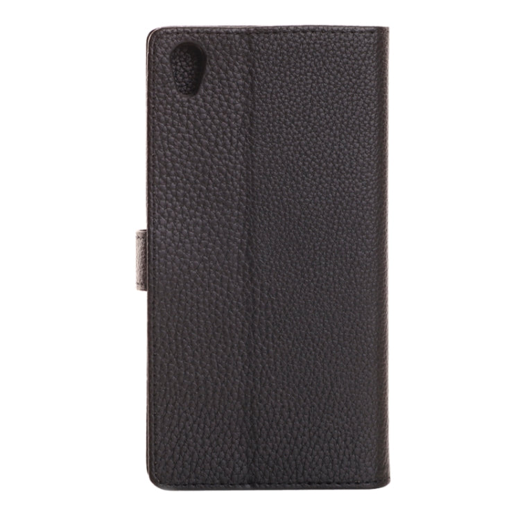 Litchi Texture Horizontal Flip Smart Leather Case with Holder & Card Slots & Wallet for Sony Xperia Z3 / D6653
