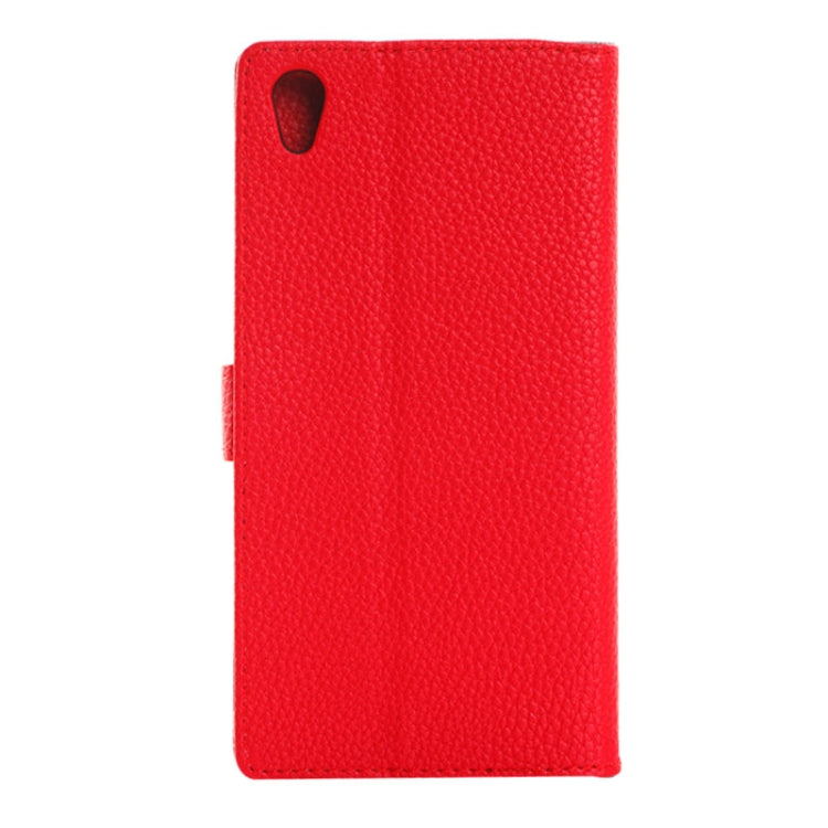 Litchi Texture Horizontal Flip Smart Leather Case with Holder & Card Slots & Wallet for Sony Xperia Z3 / D6653