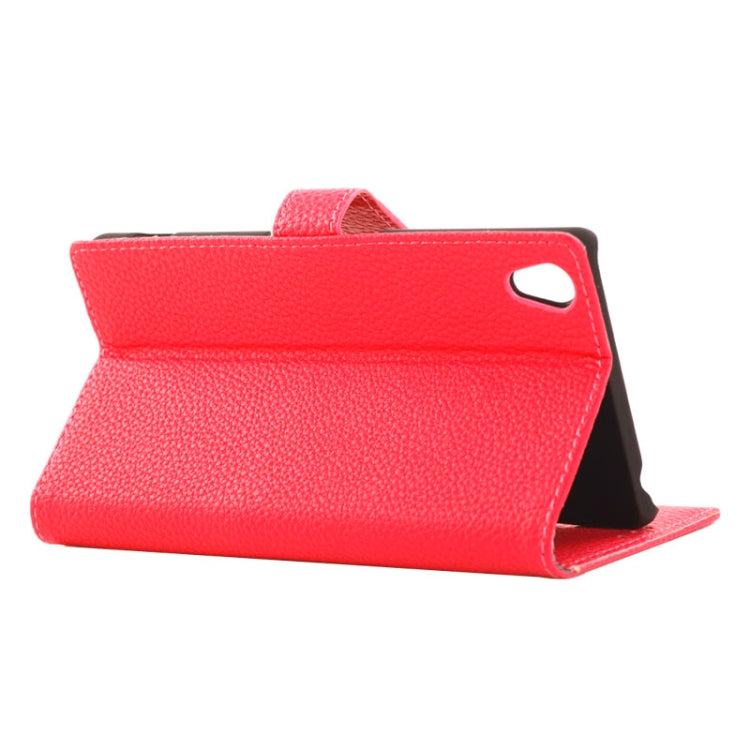 Litchi Texture Horizontal Flip Smart Leather Case with Holder & Card Slots & Wallet for Sony Xperia Z3 / D6653