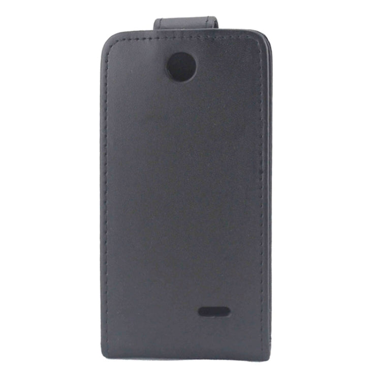 Vertical Flip Leather Case for HTC Desire 310(Black)