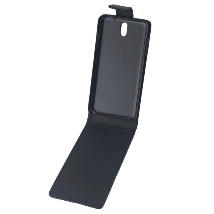 Vertical Flip Leather Case for HTC Desire 610(Black)