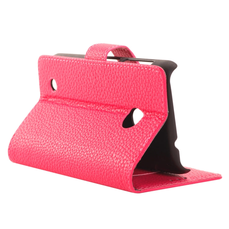 Litchi Texture Horizontal Flip Smart Leather Case with Holder & Card Slots & Wallet for Nokia Lumia 530