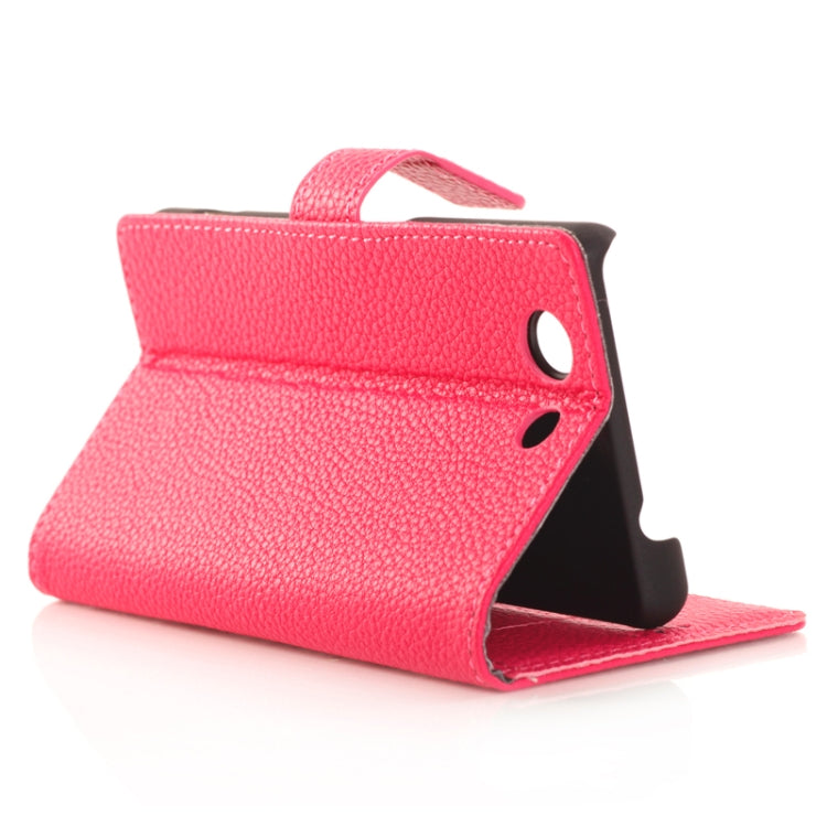 Litchi Texture Horizontal Flip Smart Leather Case with Holder & Card Slots & Wallet for Sony Xperia Z3 Compact