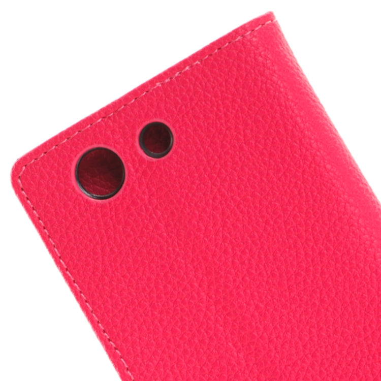 Litchi Texture Horizontal Flip Smart Leather Case with Holder & Card Slots & Wallet for Sony Xperia Z3 Compact