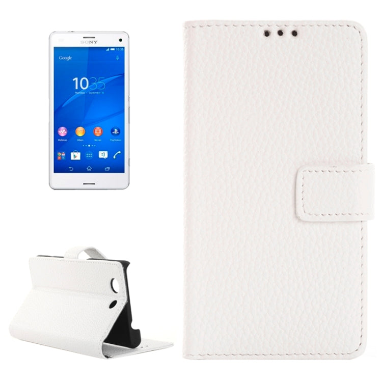 Litchi Texture Horizontal Flip Smart Leather Case with Holder & Card Slots & Wallet for Sony Xperia Z3 Compact