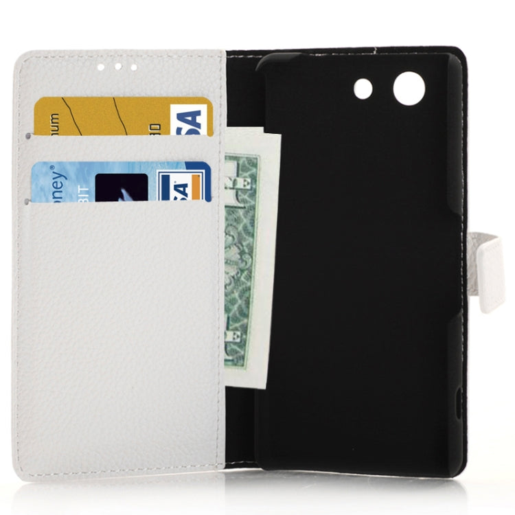Litchi Texture Horizontal Flip Smart Leather Case with Holder & Card Slots & Wallet for Sony Xperia Z3 Compact