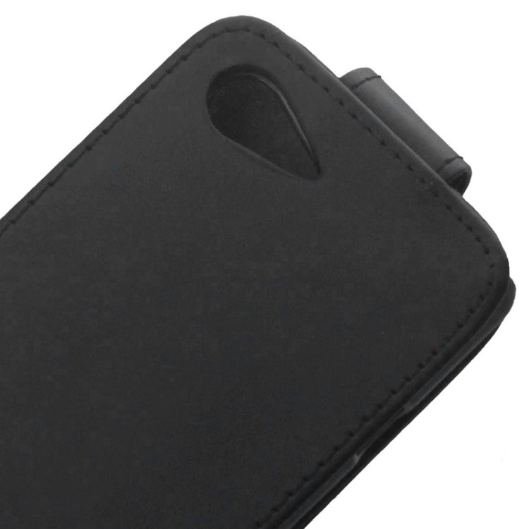 Vertical Flip Magnetic Button Leather Case for Sony Xperia E3