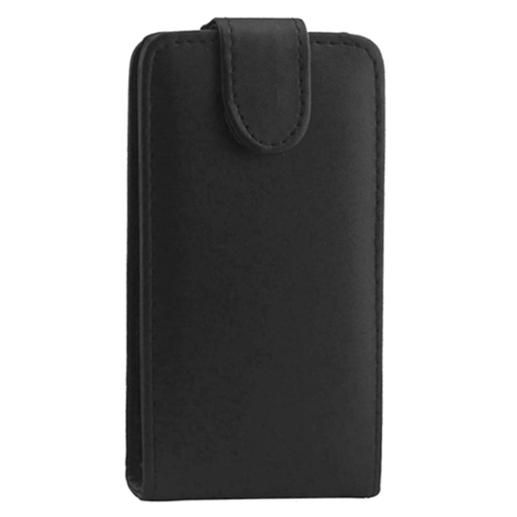 Vertical Flip Magnetic Button Leather Case for Sony Xperia Z3 Compact