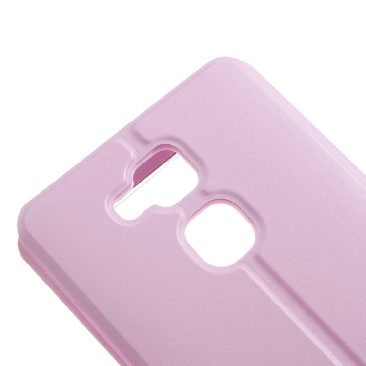 Horizontal Flip Leather Case with Call Display ID for Huawei Ascend Mate 7