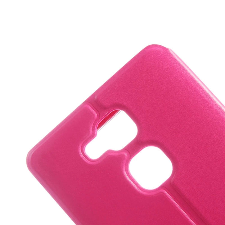 Horizontal Flip Leather Case with Call Display ID for Huawei Ascend Mate 7