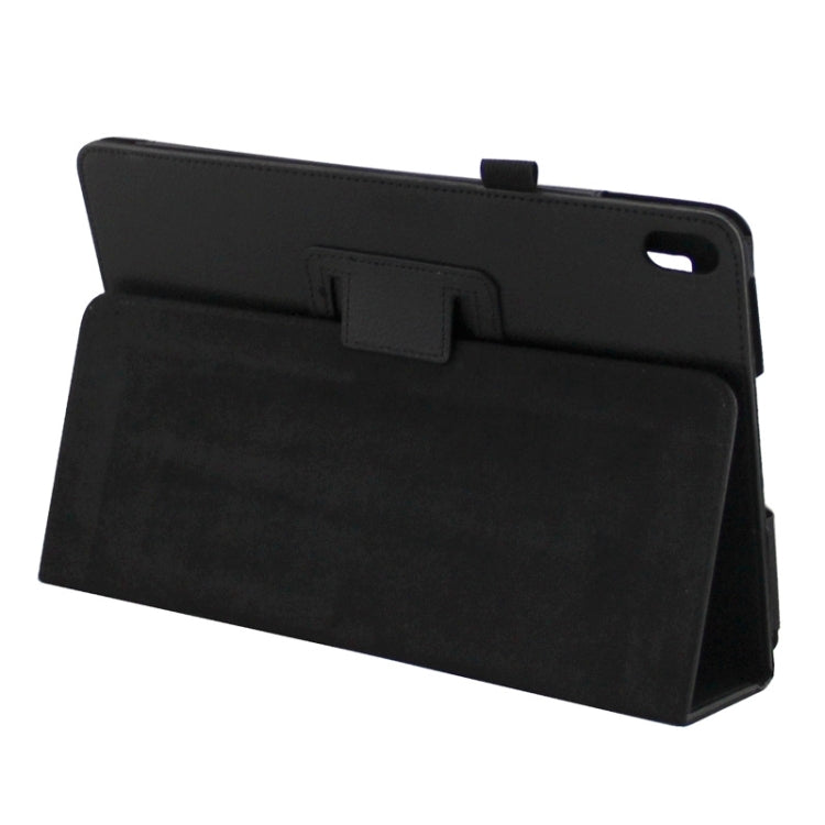 2-fold Litchi Texture Leather Case with Holder for Lenovo A10-70 / A7600