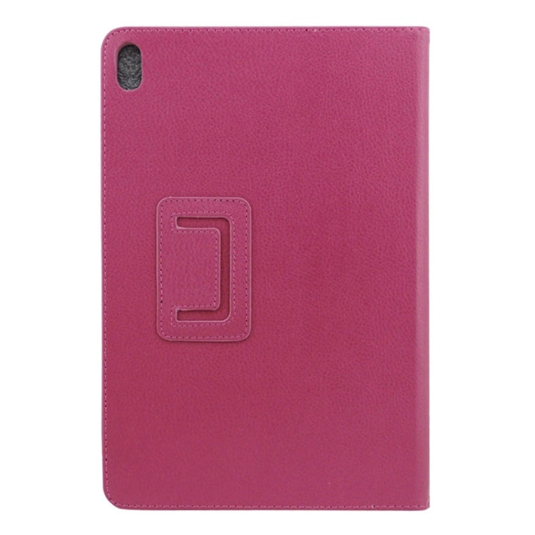 2-fold Litchi Texture Leather Case with Holder for Lenovo A10-70 / A7600