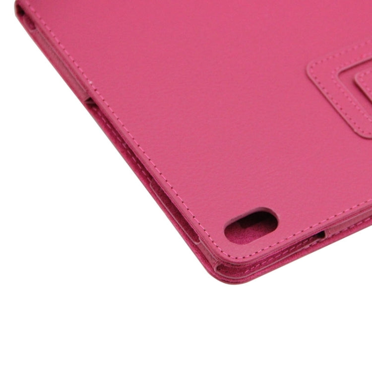 2-fold Litchi Texture Leather Case with Holder for Lenovo A10-70 / A7600