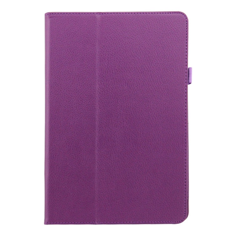 2-fold Litchi Texture Leather Case with Holder for Lenovo A10-70 / A7600