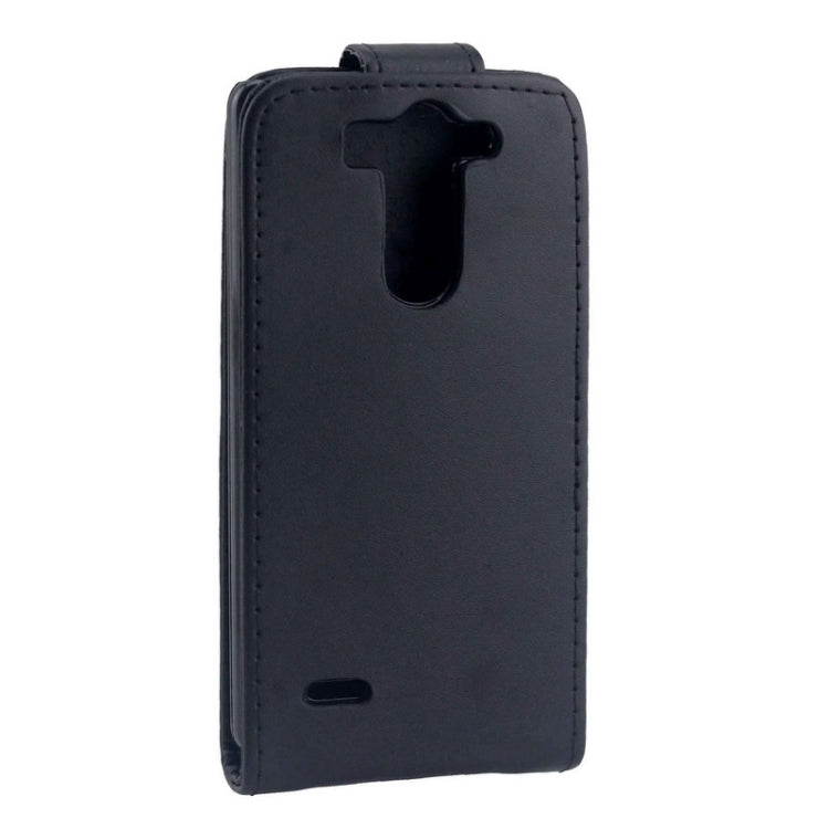 Vertical Flip Magnetic Button PU Leather Case for LG G3 S / D722 / D725