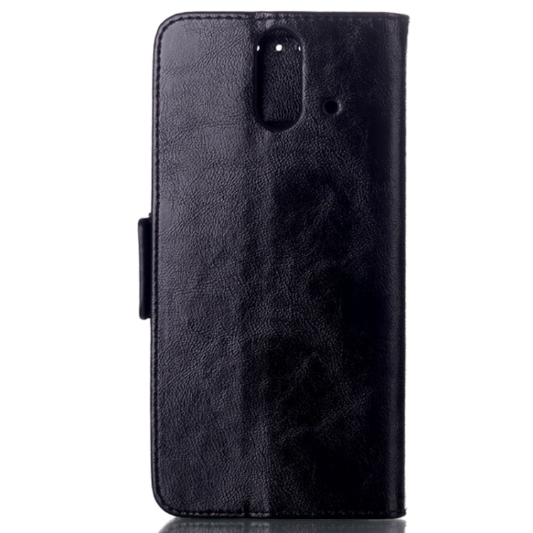 Oil Leather Case with Card Slots & Holder for HTC One E8
