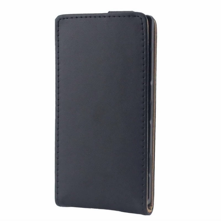 Vertical Flip Magnetic Button Leather Case for Nokia Lumia 830