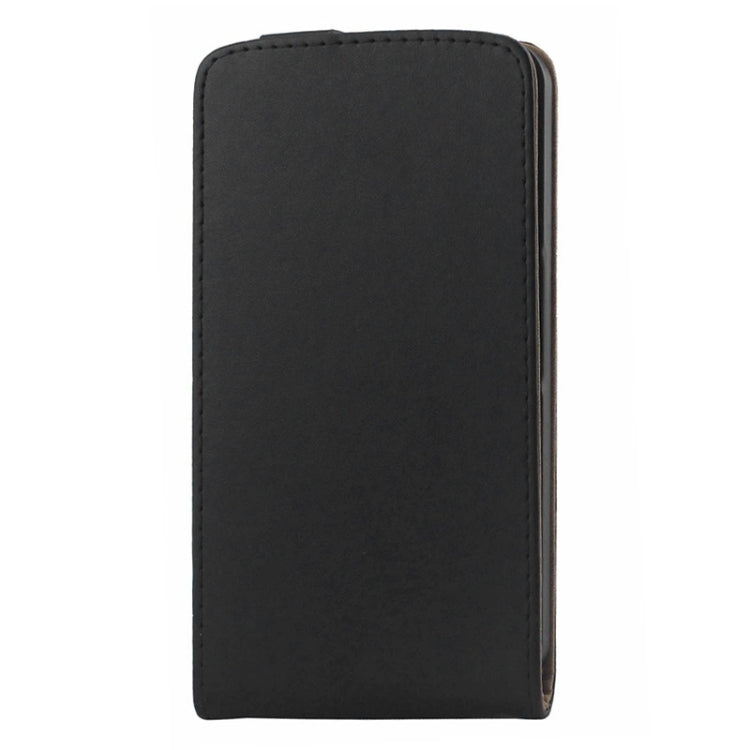 Vertical Flip Magnetic Button Leather Case for Google Nexus 6