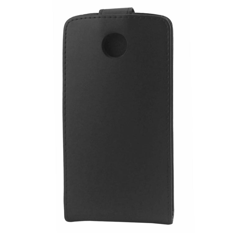 Vertical Flip Magnetic Button PU Leather Case for Google Nexus 6