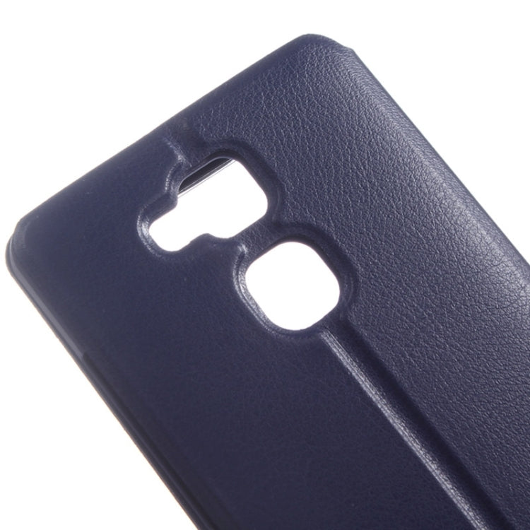 Leather Case with Display Window for Huawei Ascend Mate 7