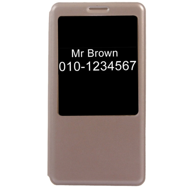 Leather Case with Display Window for Huawei Ascend Mate 7