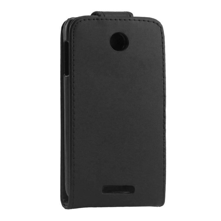 Vertical Flip Magnetic Button PU Leather Case for HTC Desire 510