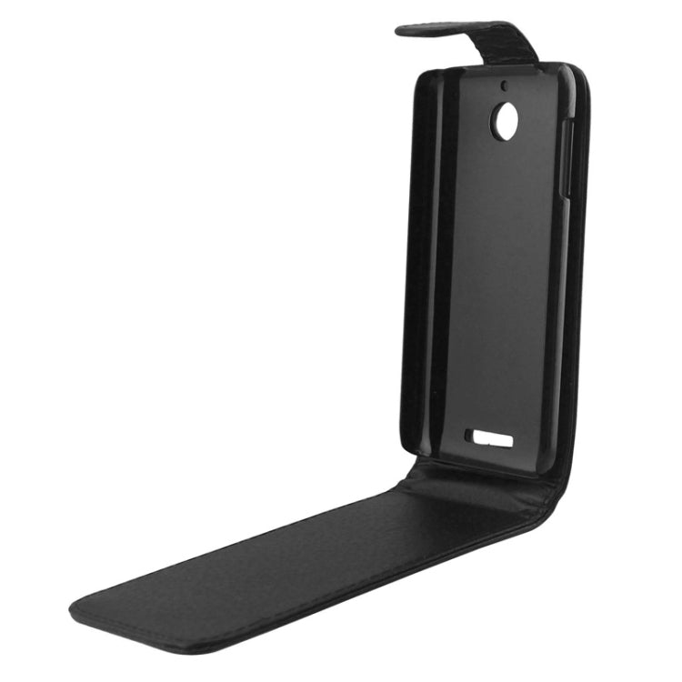 Vertical Flip Magnetic Button PU Leather Case for HTC Desire 510