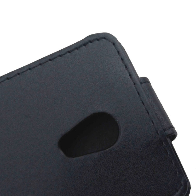Vertical Flip Magnetic Button PU Leather Case for Motorola G(2nd Gen.)(Black)
