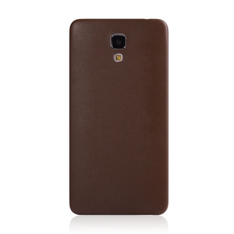Ultrathin PU Leather Back Cover Protective Case for Xiaomi Mi4