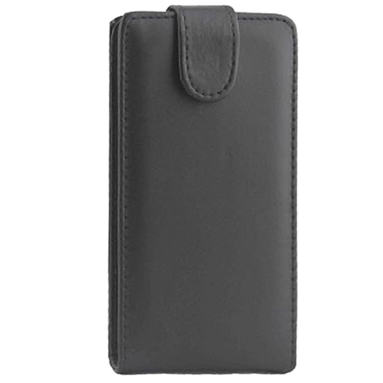 High Quality Vertical Flip Leather Case for Sony Xperia M2(Black)