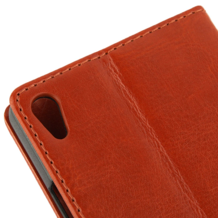 Fine Sheepskin Texture Flip Leather Case with Card Slots & Holder for Huawei Ascend P7 (3G Version)