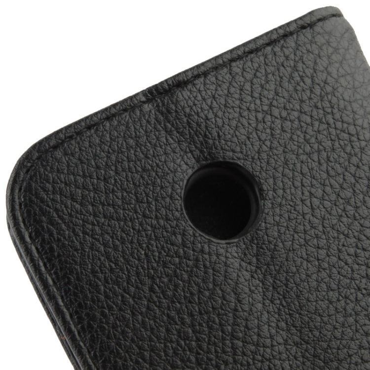 Litchi Texture Button Flip Leather Case with Card Slots & Holder for Motorola Moto E / XT1021