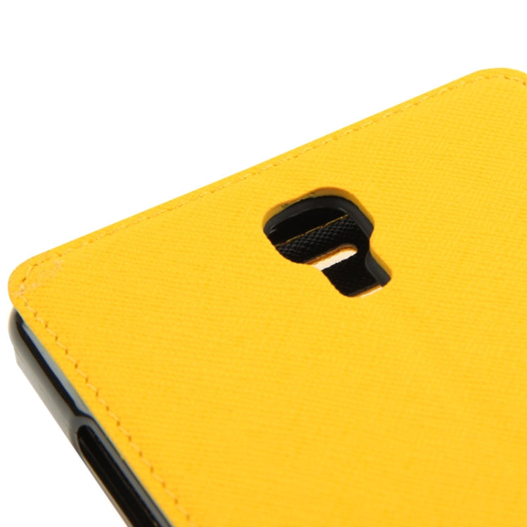 Cross Texture Flip Leather Case with Call Display ID & Holder for Redmi Note