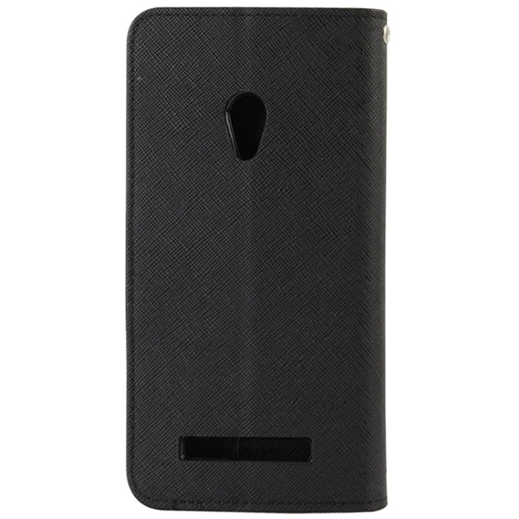 Cross Texture Horizontal Flip Magnetic Buckle Leather Case with wallet & Card Slots & Holder for ASUS ZenFone 5