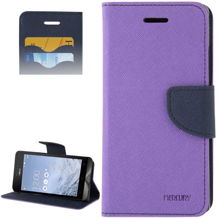 Cross Texture Horizontal Flip Magnetic Buckle Leather Case with wallet & Card Slots & Holder for ASUS ZenFone 5