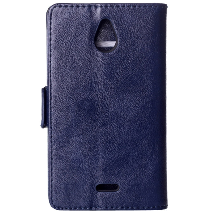 Oil Skin Texture Horizontal Flip Leather Case with Holder for Nokia X2