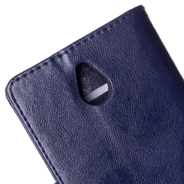 Oil Skin Texture Horizontal Flip Leather Case with Holder for Nokia X2