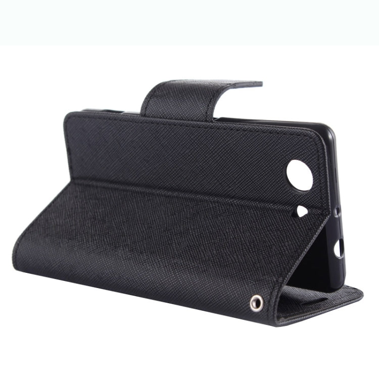 Cross Texture Leather Case with Holder & Card Slots & Wallet for Sony Xperia Z3 Compact