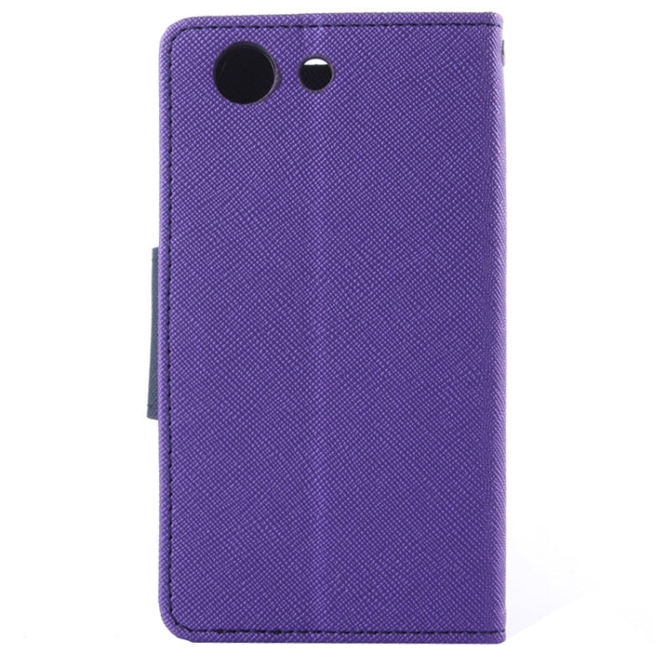 Cross Texture Leather Case with Holder & Card Slots & Wallet for Sony Xperia Z3 Compact