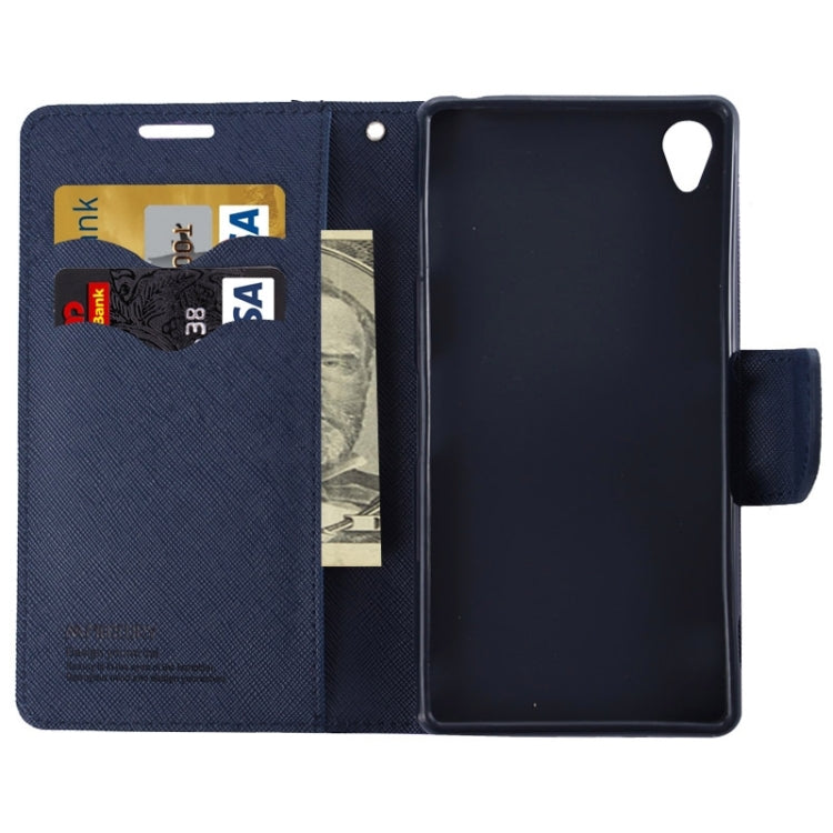 Cross Texture Leather Case with Holder & Card Slots & Wallet for Sony Xperia Z3