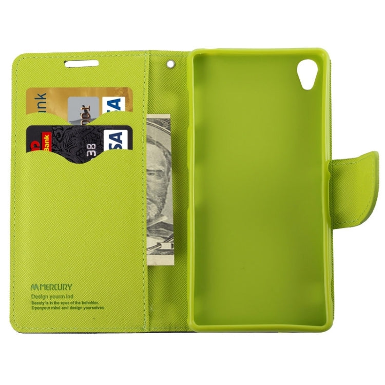 Cross Texture Leather Case with Holder & Card Slots & Wallet for Sony Xperia Z3